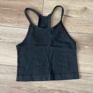 Black athletic tank